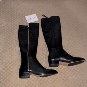 Elliott Lucca ladies Rozalind black high boots Size 8